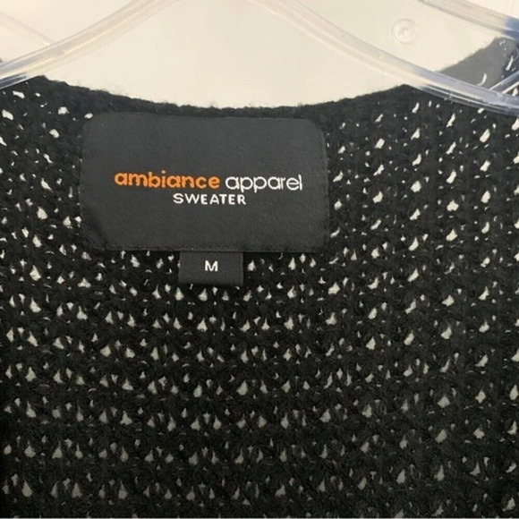Ambience Open Front Sweater Med - Picture 4 of 6